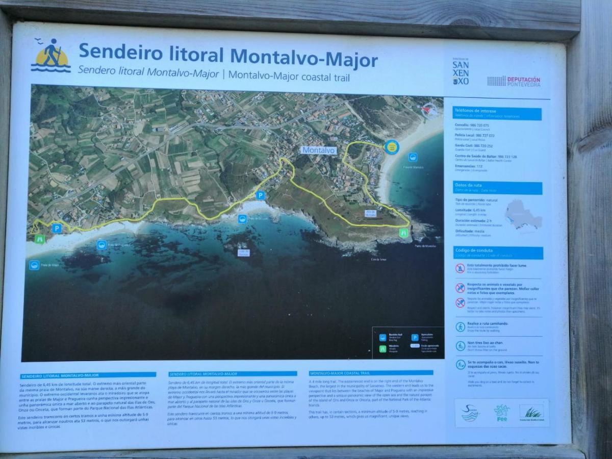 Playa Montalvo Lägenhet Pontevedra Exteriör bild